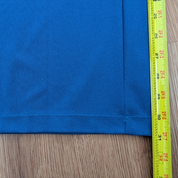 Halara Flex High Wasted Wide Leg Waffle Work Pants In Blue Size XL Tall Pull On - Picture 7 of 8